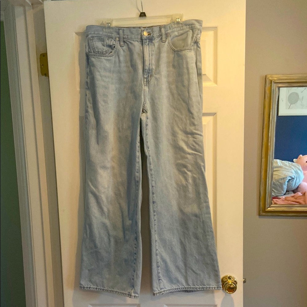 Madewell extra wide leg Light wash Blue Women's Jeans